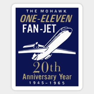 1965 Mohawk Airlines 20th Anniversary Sticker